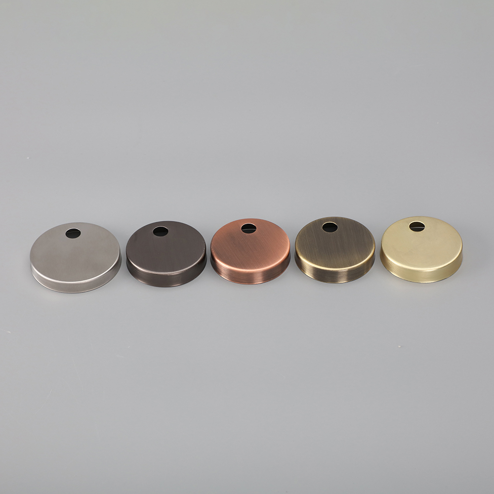 Customizable Round Decorative Cover for Toilet Seat Hinges – Stainless Steel Finishing Touch by Tianyun
