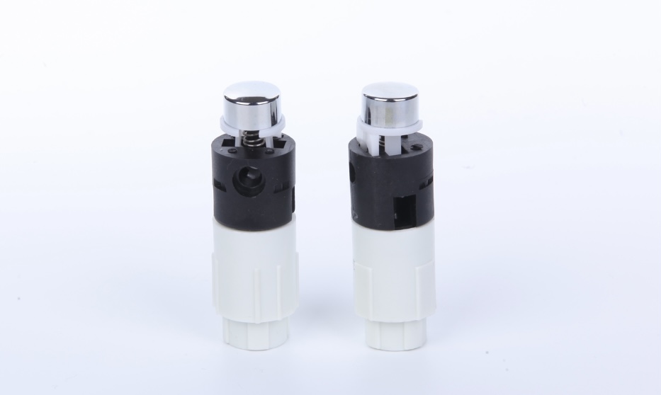 Two button soft close hinge